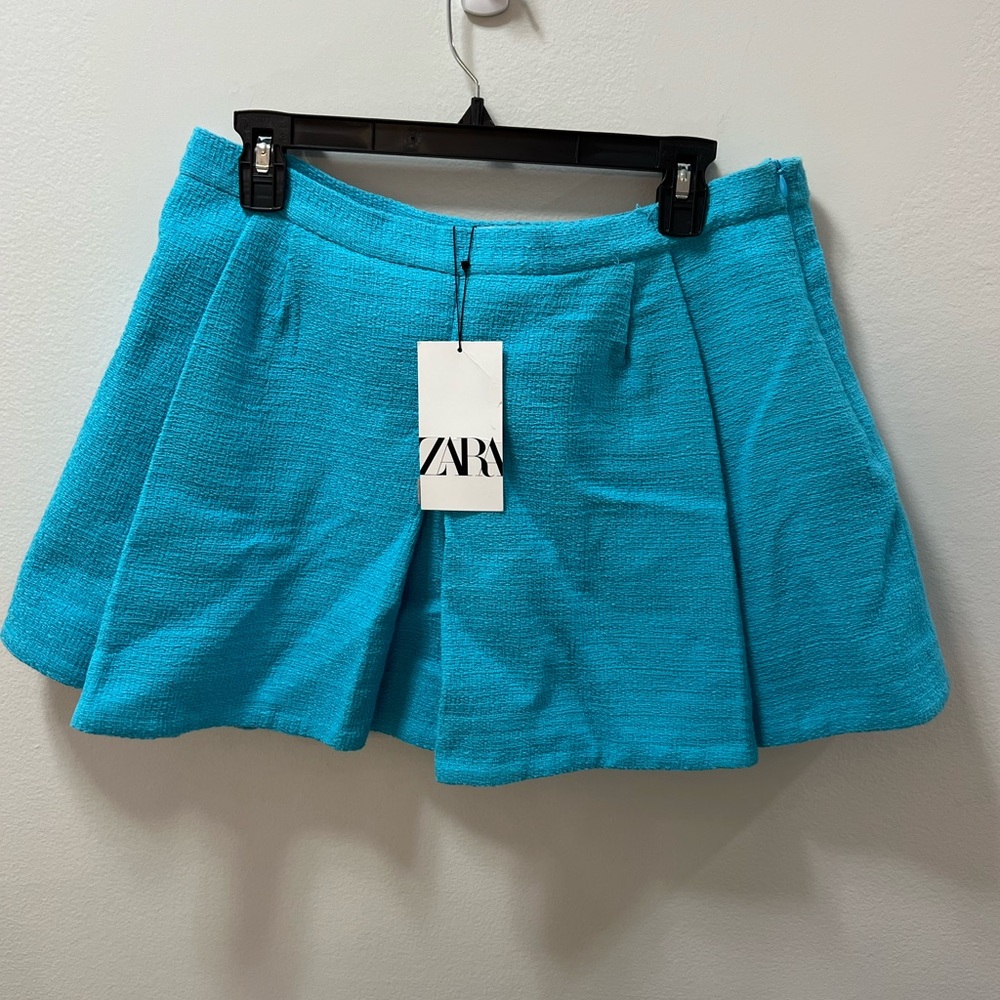 Zara Turquoise Mini Skirt